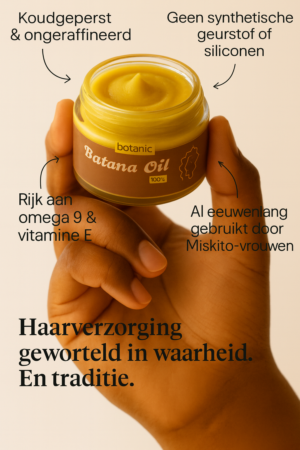 Batana Natuurlijke Haargroei Olie